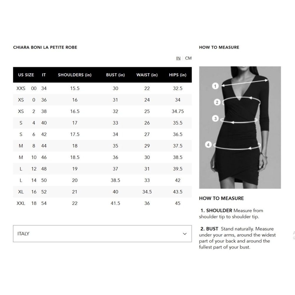 Chiara Boni La Petite Robe Kamala Matt Jersey Faux Wrap Midi Dress size 54 - Picture 15 of 15